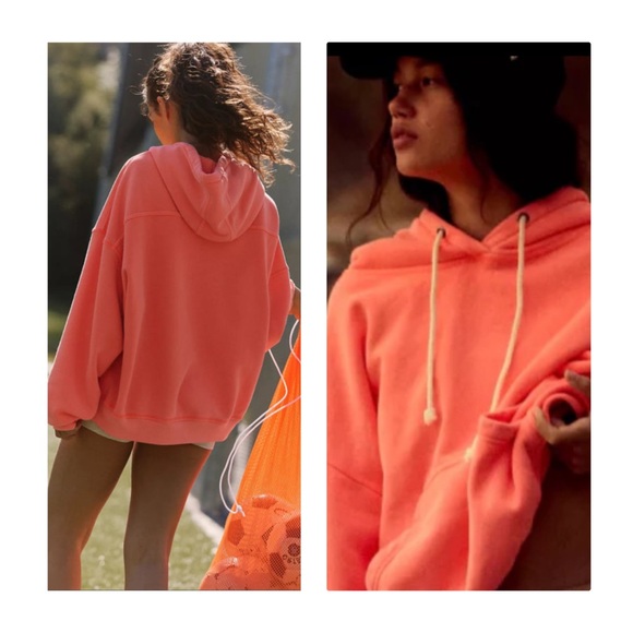 FP Movement Final Call Hoodie Bright Orange L NWT MSRP $98 - Picture 1 of 11